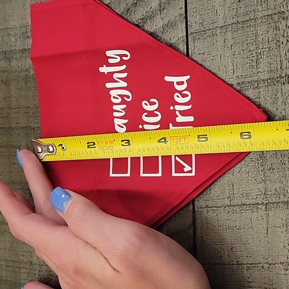 Over the collar dog bandana sz small - Picture 6 of 6